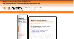 Desktop Screenshot of hitdetective.com